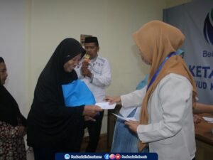 Santunan Yatim dan Dhuafa binaan Yayasan Pandu Wakaf Indonesia dalam rangka memperingati maulid Nabi Muhammad SAW